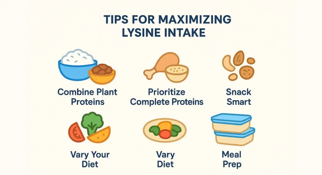 Tips for Maximizing Lysine Intake