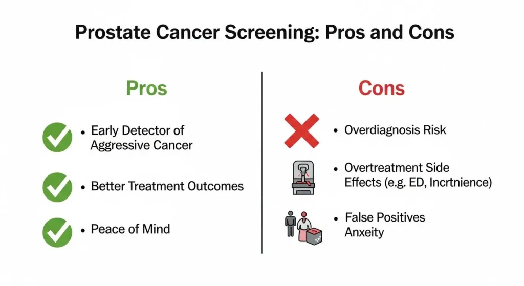 Prostate Cancer Screening Pros and Cons