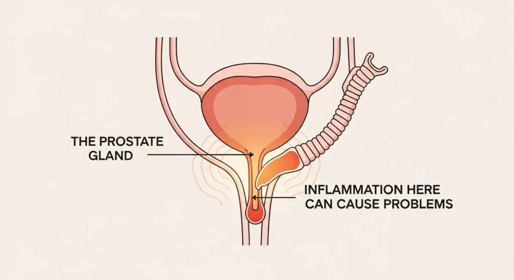 diagram of the male urinary system