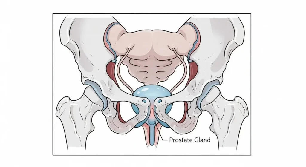 the male pelvic anatomy