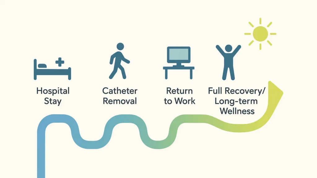 the recovery journey after prostate removal
